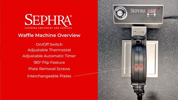 Sephra Commercial Waffle Maker Overview